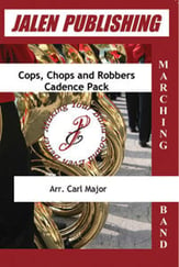 Cops, chops and Robbers Cadence Pack Marching Band sheet music cover